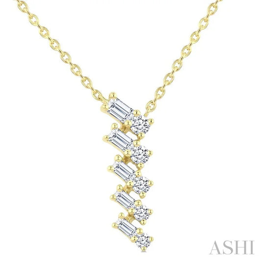 Mixed Shape Diamond Fashion Pendant
