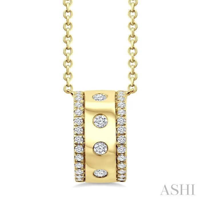 Golden Glow Diamond Fashion Pendant