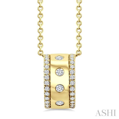 Golden Glow Diamond Fashion Pendant