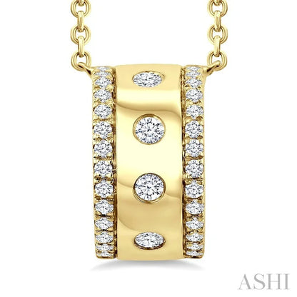 Golden Glow Diamond Fashion Pendant