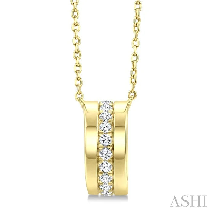 Golden Glow Diamond Fashion Pendant