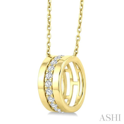 Golden Glow Diamond Fashion Pendant