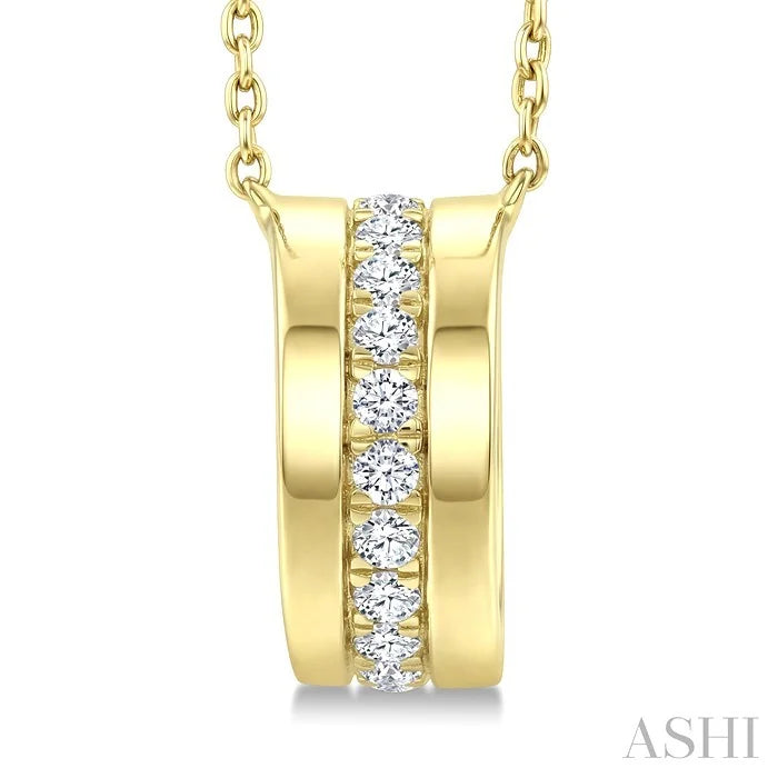 Golden Glow Diamond Fashion Pendant