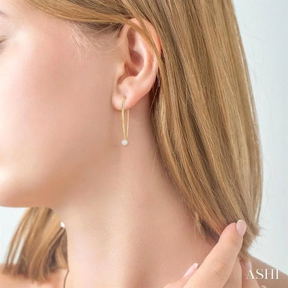 Round Shape Lovebright Essential Diamond Earrings