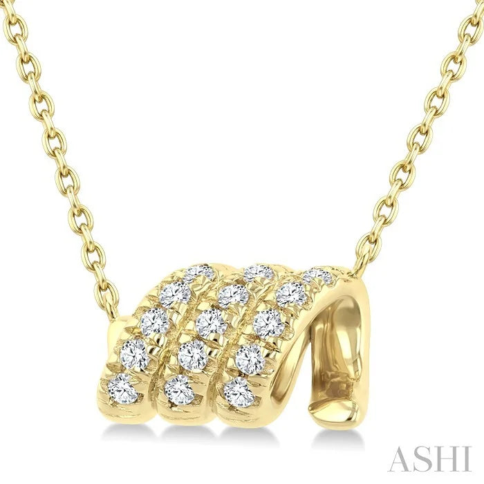 Twine Diamond Fashion Pendant
