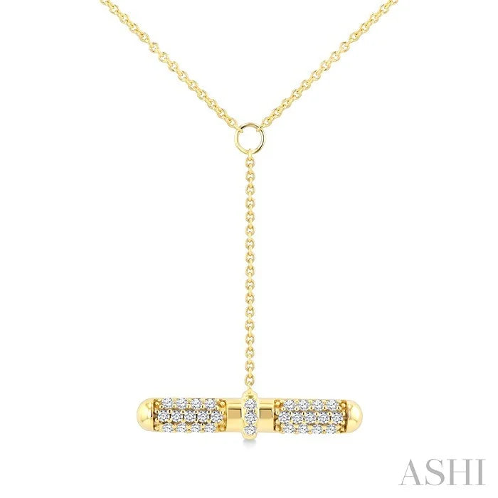 T-Bar Diamond Fashion Necklace
