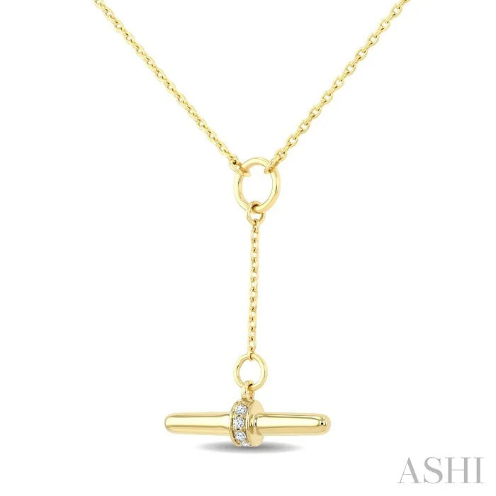 T-Bar Diamond Fashion Necklace