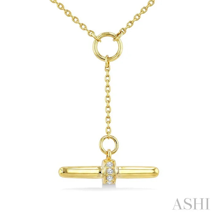 T-Bar Diamond Fashion Necklace