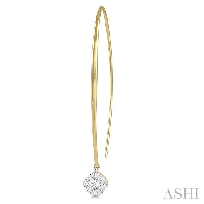 Cushion Shape Lovebright Essential Diamond Earrings