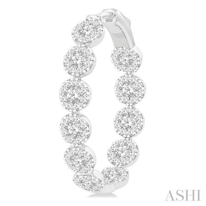 Inside-Out Lovebright Diamond Hoop Earrings