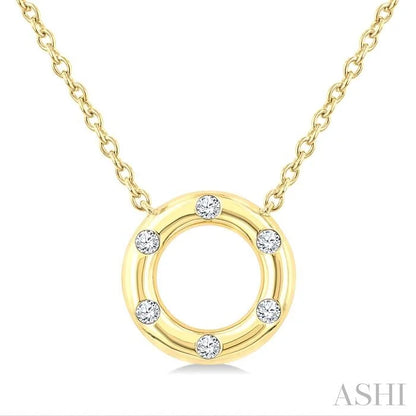 Circle Petite Diamond Fashion Pendant