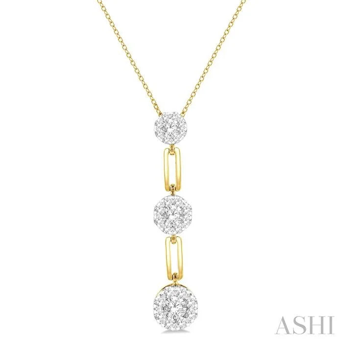 Paperclip Lovebright Diamond Fashion Pendant