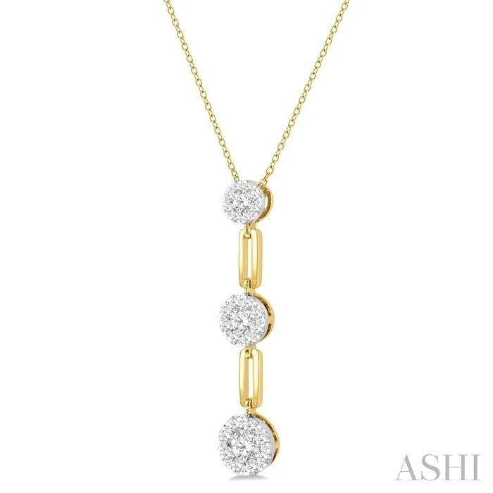 Paperclip Lovebright Diamond Fashion Pendant