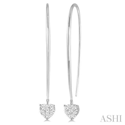 Heart Shape Lovebright Essential Diamond Earrings
