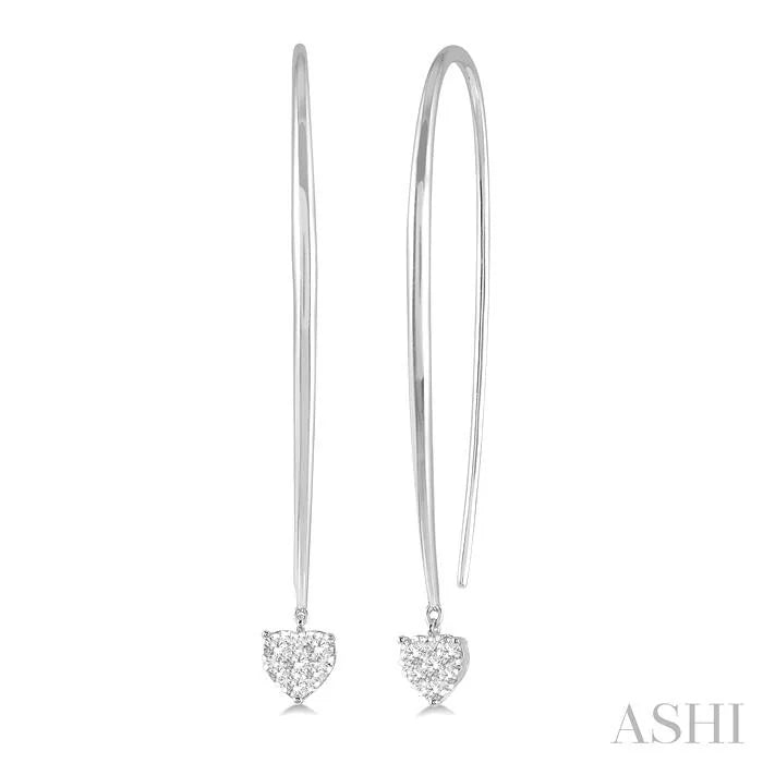 Heart Shape Lovebright Essential Diamond Earrings