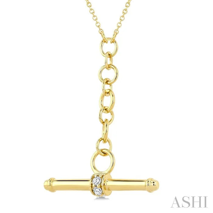 T-Bar Diamond Fashion Necklace