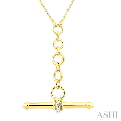 T-Bar Diamond Fashion Necklace