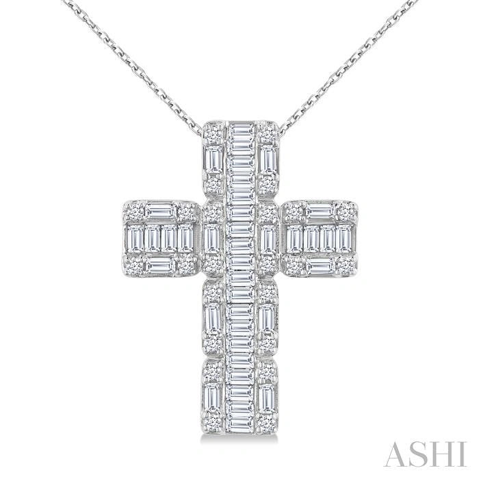 Cross Fusion Diamond Fashion Pendant