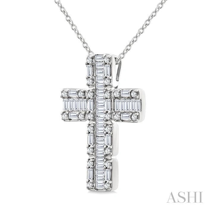 Cross Fusion Diamond Fashion Pendant