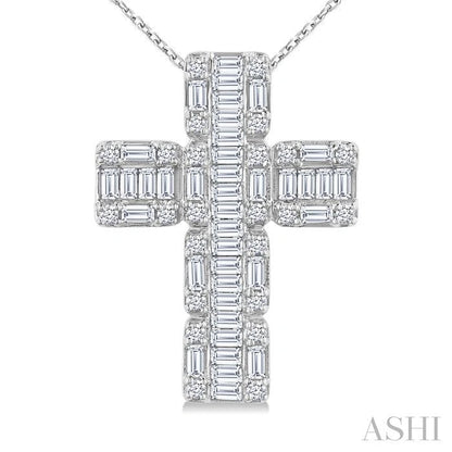 Cross Fusion Diamond Fashion Pendant