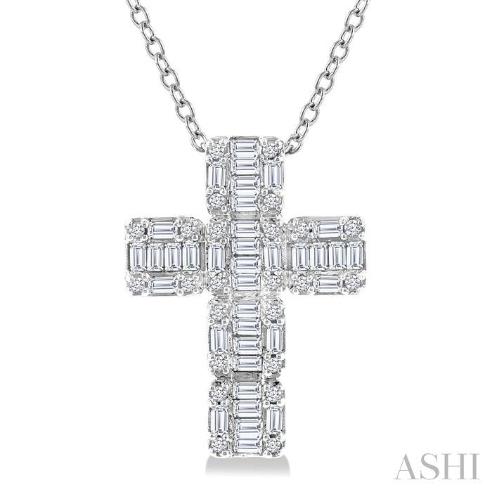 Cross Fusion Diamond Fashion Pendant