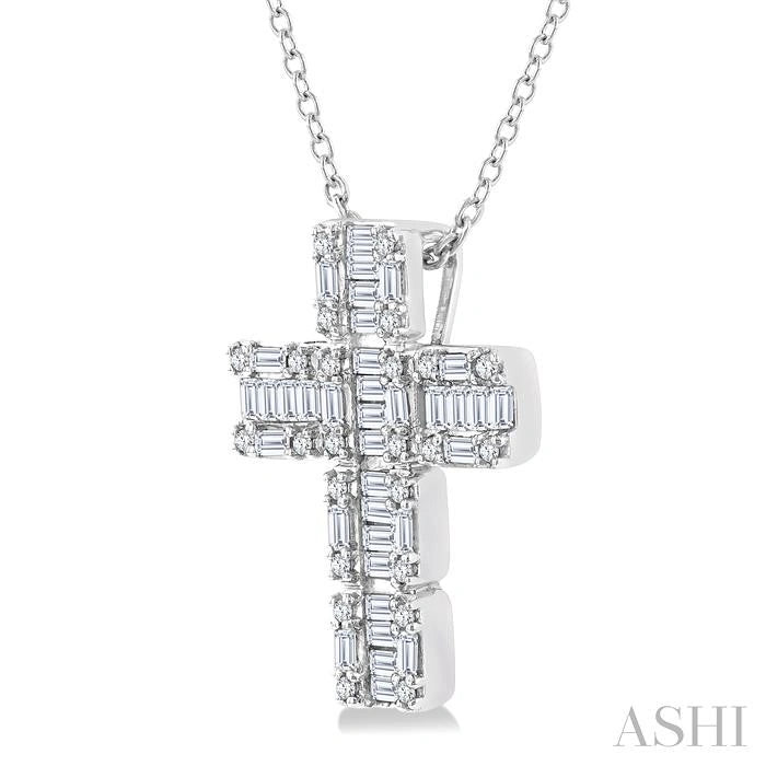 Cross Fusion Diamond Fashion Pendant