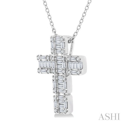 Cross Fusion Diamond Fashion Pendant