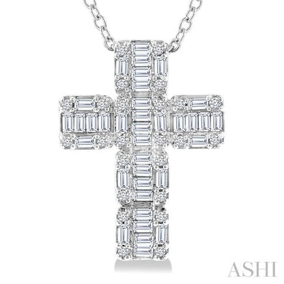 Cross Fusion Diamond Fashion Pendant