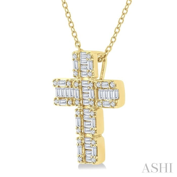 Cross Fusion Diamond Fashion Pendant