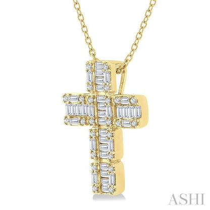 Cross Fusion Diamond Fashion Pendant