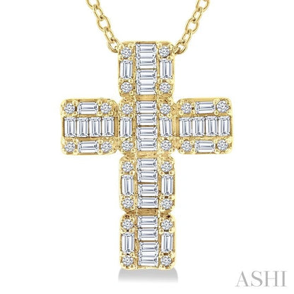 Cross Fusion Diamond Fashion Pendant