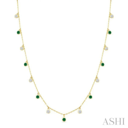 Diamond Station Necklace