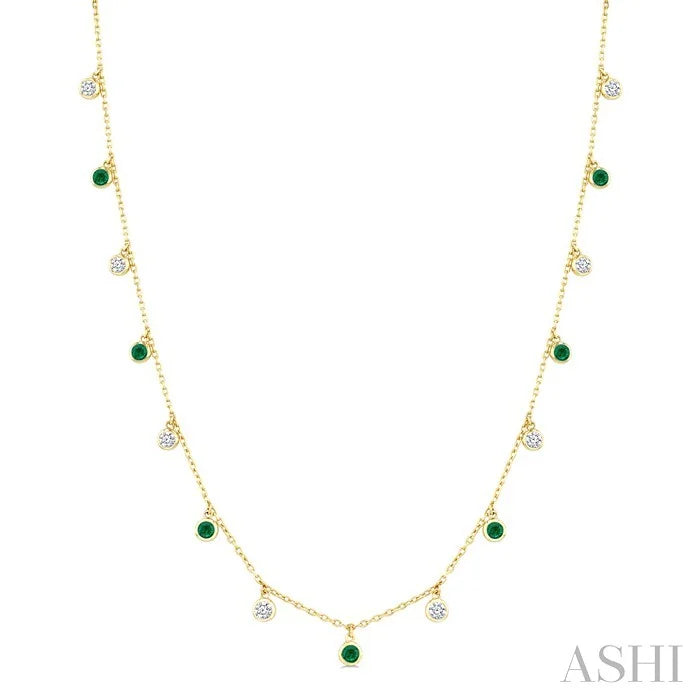 Diamond Station Necklace