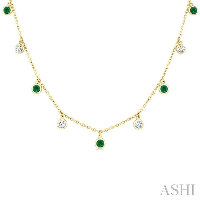 Diamond Station Necklace