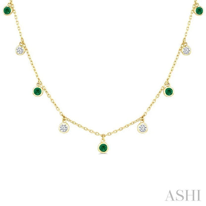 Diamond Station Necklace
