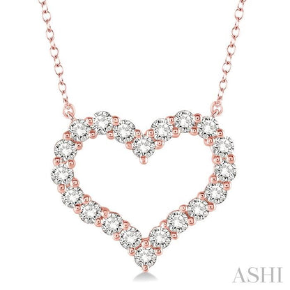 Heart Shape Diamond Pendant
