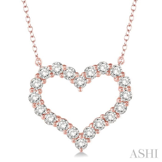 Heart Shape Diamond Pendant