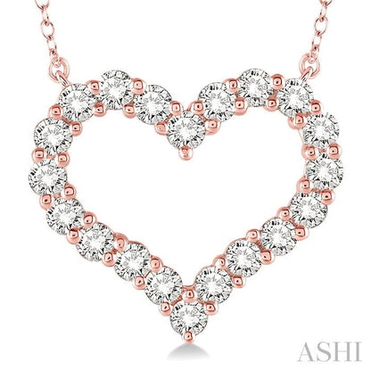 Heart Shape Diamond Pendant
