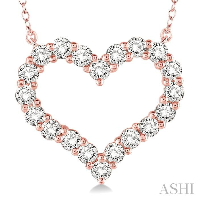 Heart Shape Diamond Pendant