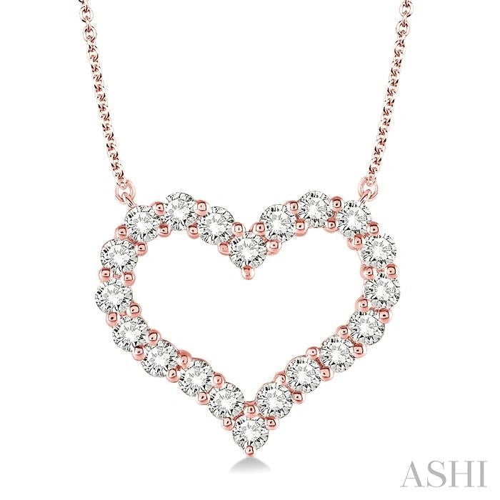 Heart Shape Diamond Pendant