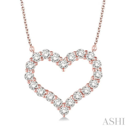 Heart Shape Diamond Pendant