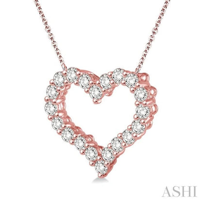 Heart Shape Diamond Pendant
