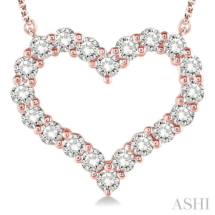 Heart Shape Diamond Pendant
