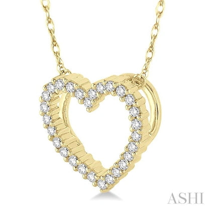 Heart Shape Diamond Pendant