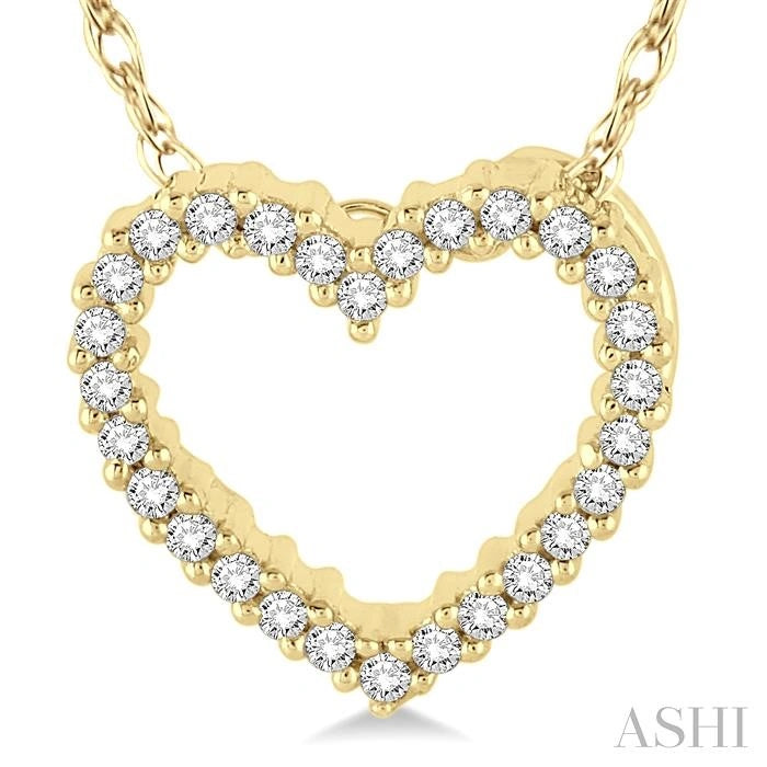 Heart Shape Diamond Pendant