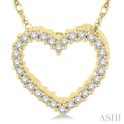 Heart Shape Diamond Pendant