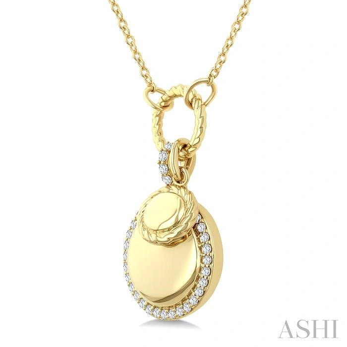 Circle Charm Diamond Fashion Pendant