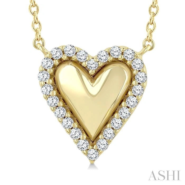 Petite Heart Diamond Fashion Pendant
