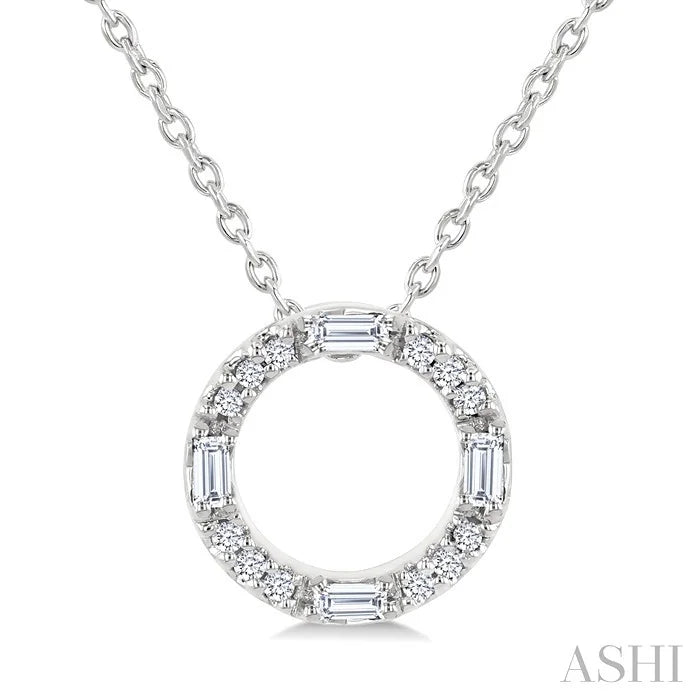 Circle Petite Diamond Fashion Pendant