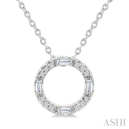 Circle Petite Diamond Fashion Pendant